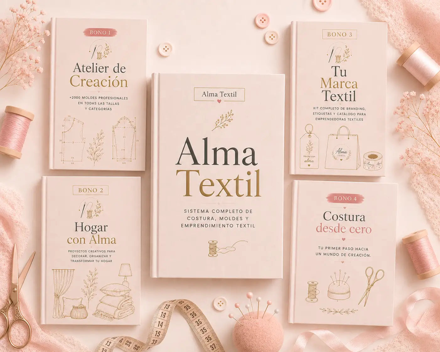 ✨ Alma Textil Sistema Completo de Costura, Moldes y Emprendimiento Textil
