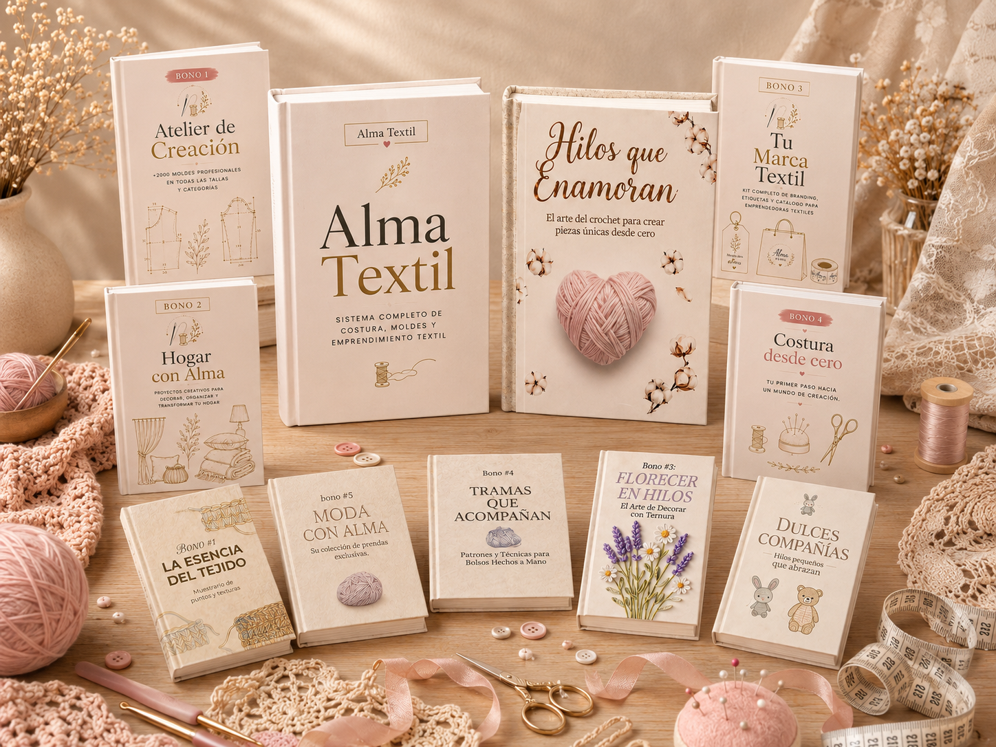 ✨ Universo Creativo Premium Hilos que Enamoran + Alma Textil